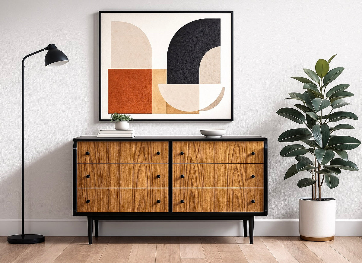 Mid Century MODERN CREDENZA / DRESSER by Kent Coffey's Teakway