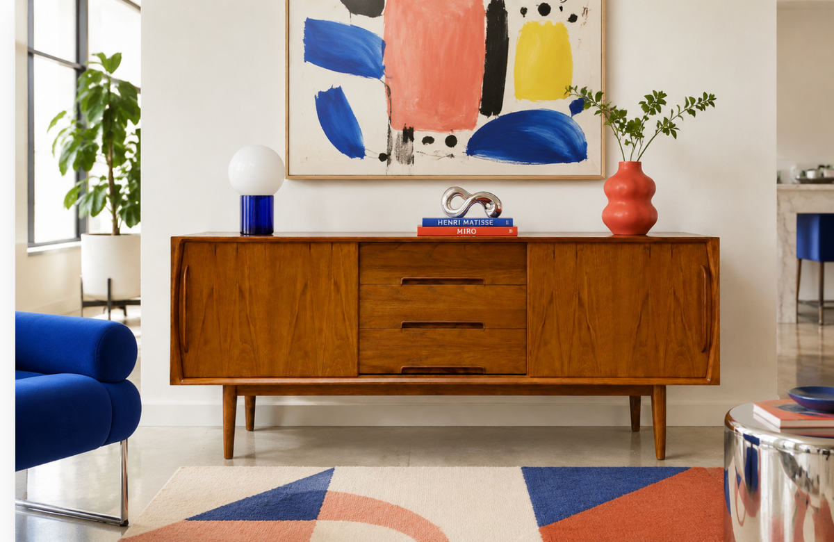 Classic Danish Credenza | Mid Century Modern Credenza | circa60