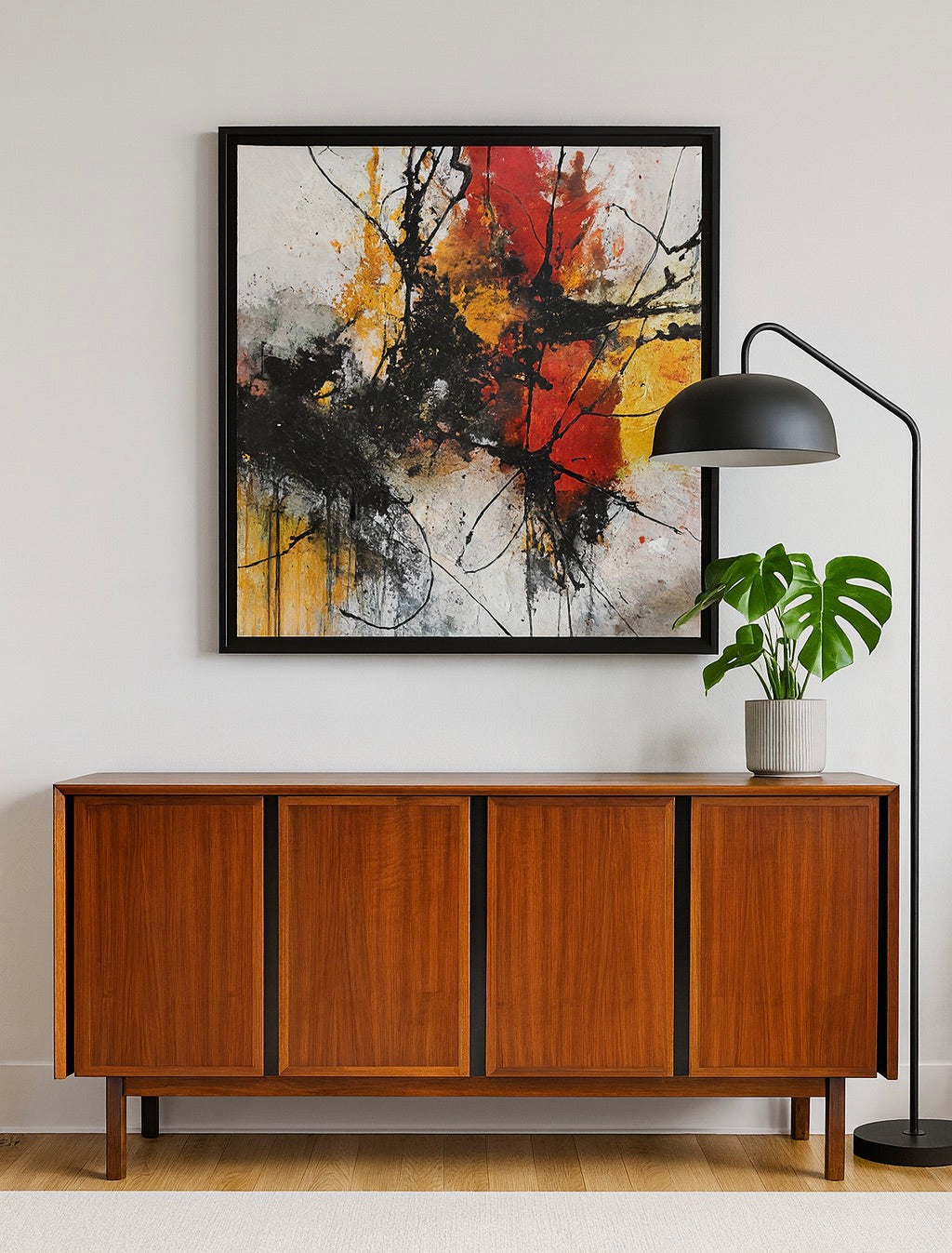 Simple + Classic WALNUT Mid Century MODERN CREDENZA / Media Stand