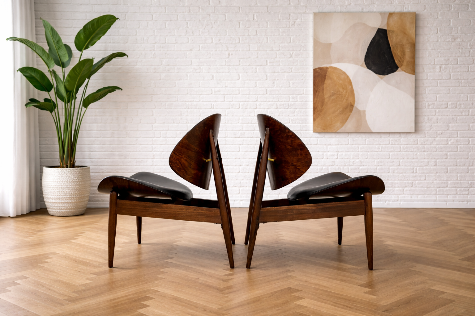 まきまきミッドセンチュリー ヴィンテージ 80's ショートアームチェア