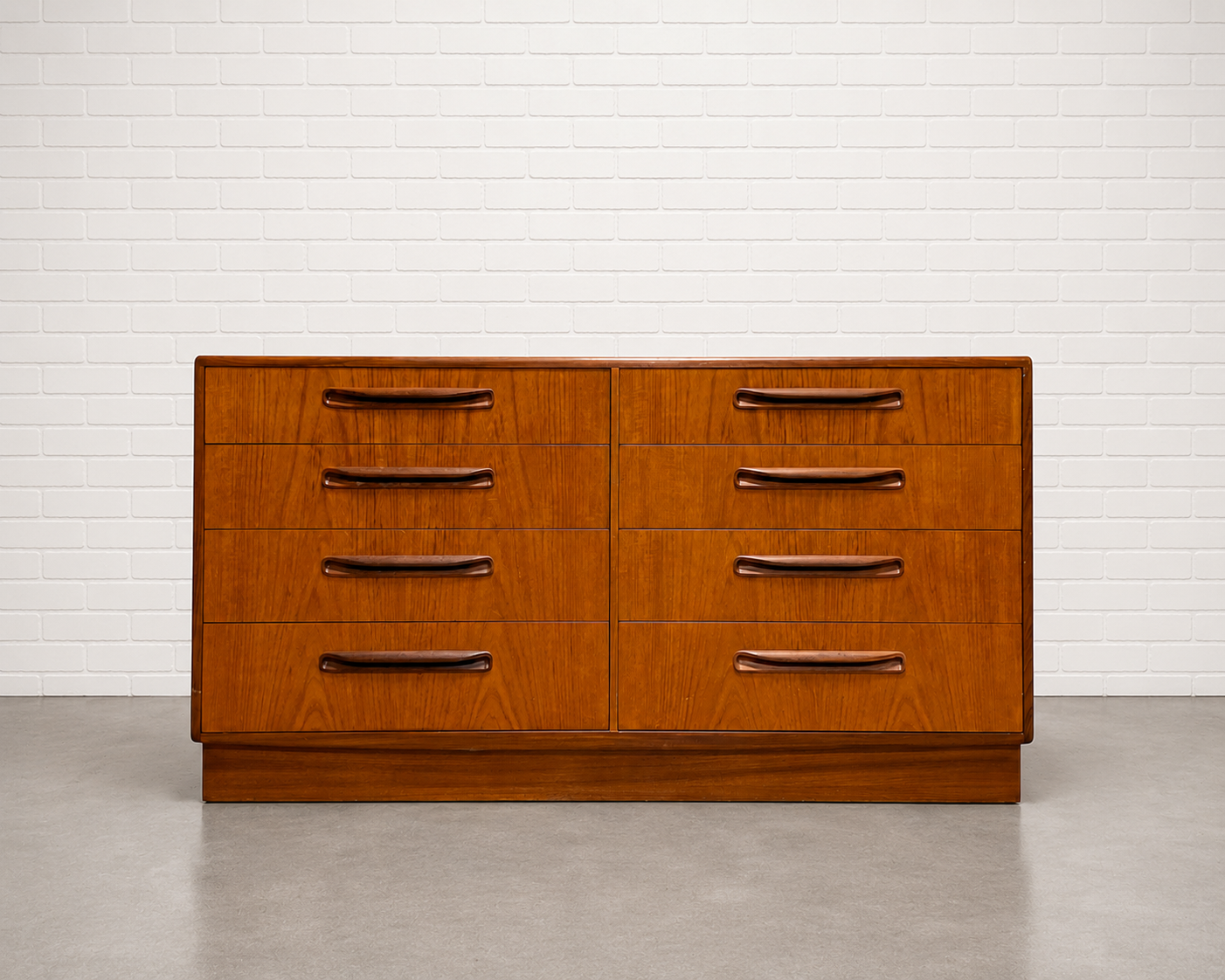 Mid Century Modern Teak Double DRESSER by G-Plan, c. 1960's