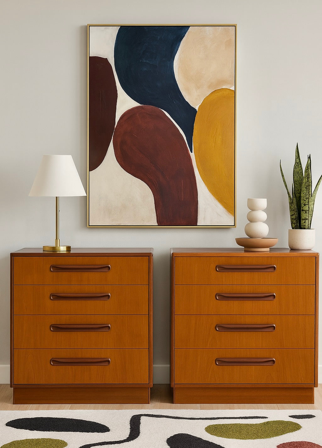 PAIR of Teak Mid Century MODERN DRESSER by G-Plan, c. 1960's