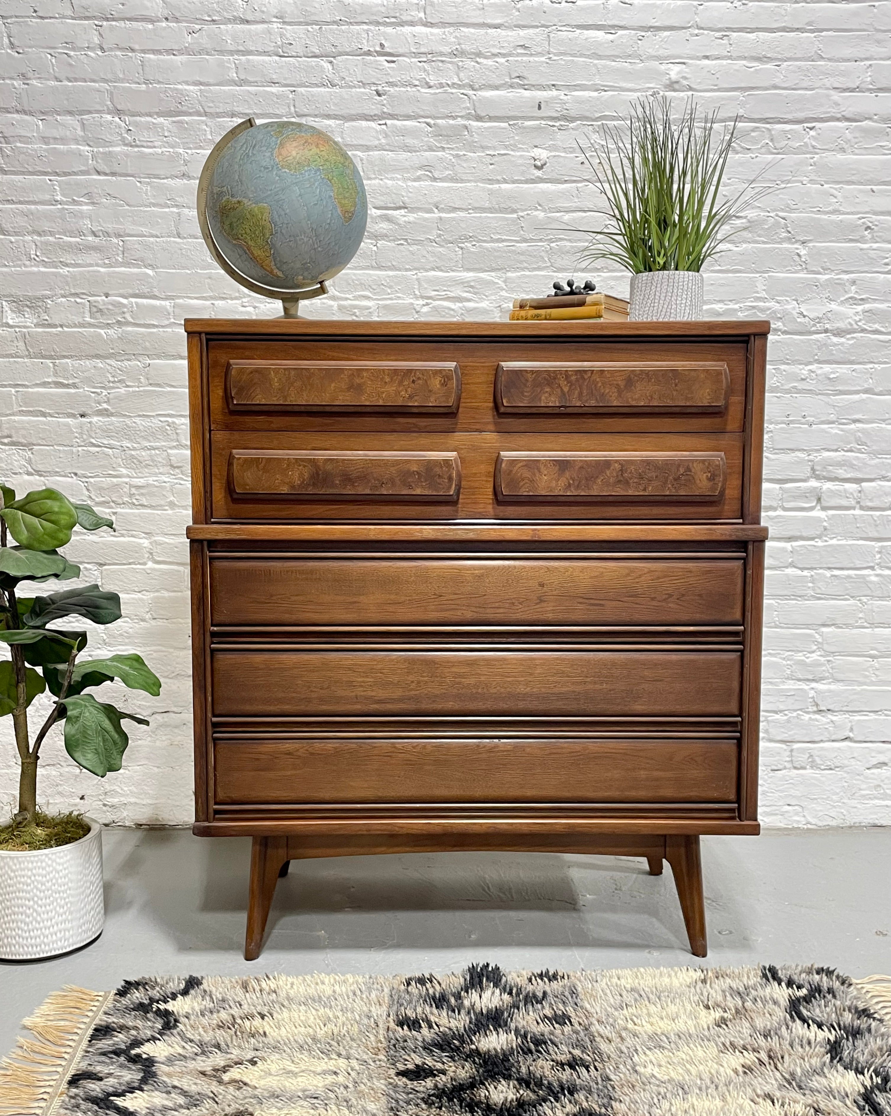 mid century modern walnut dresser Mid-Century Modern Dresser
