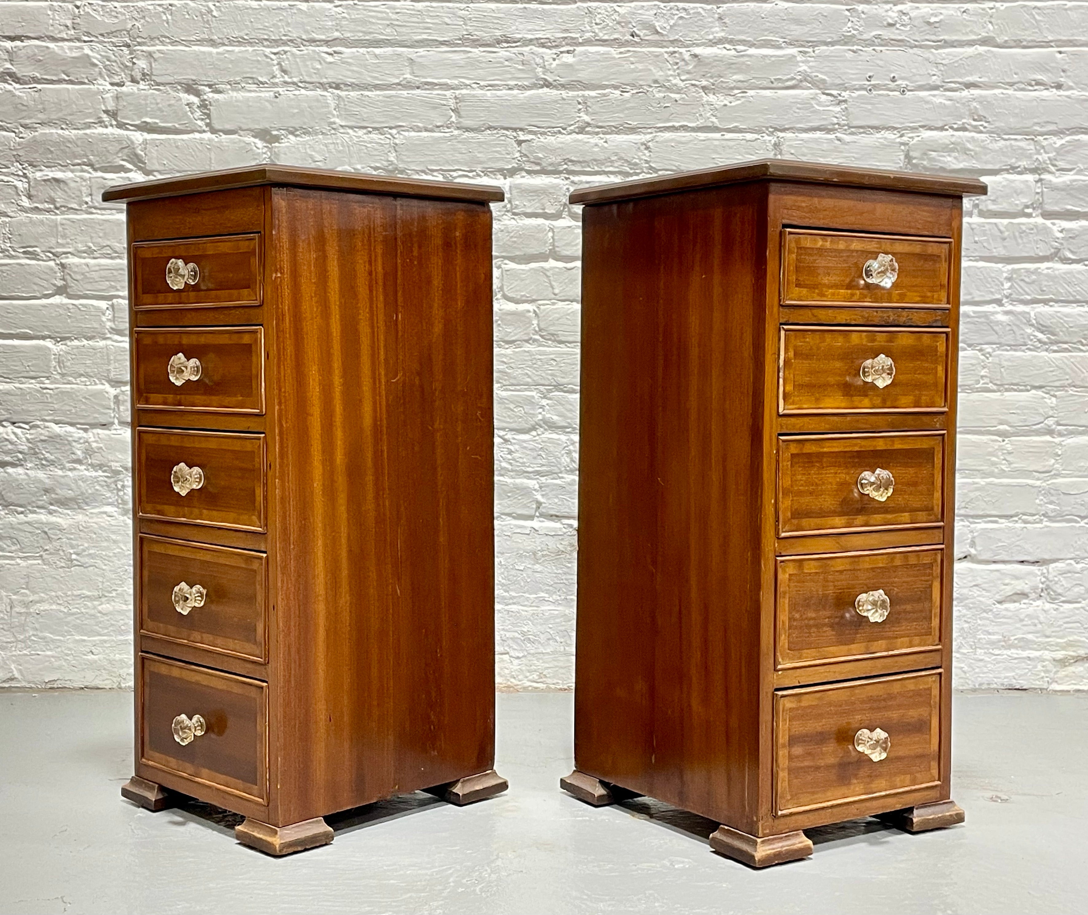 PAIR of Federal Style Mahogany CABINETS, c. early 1900's