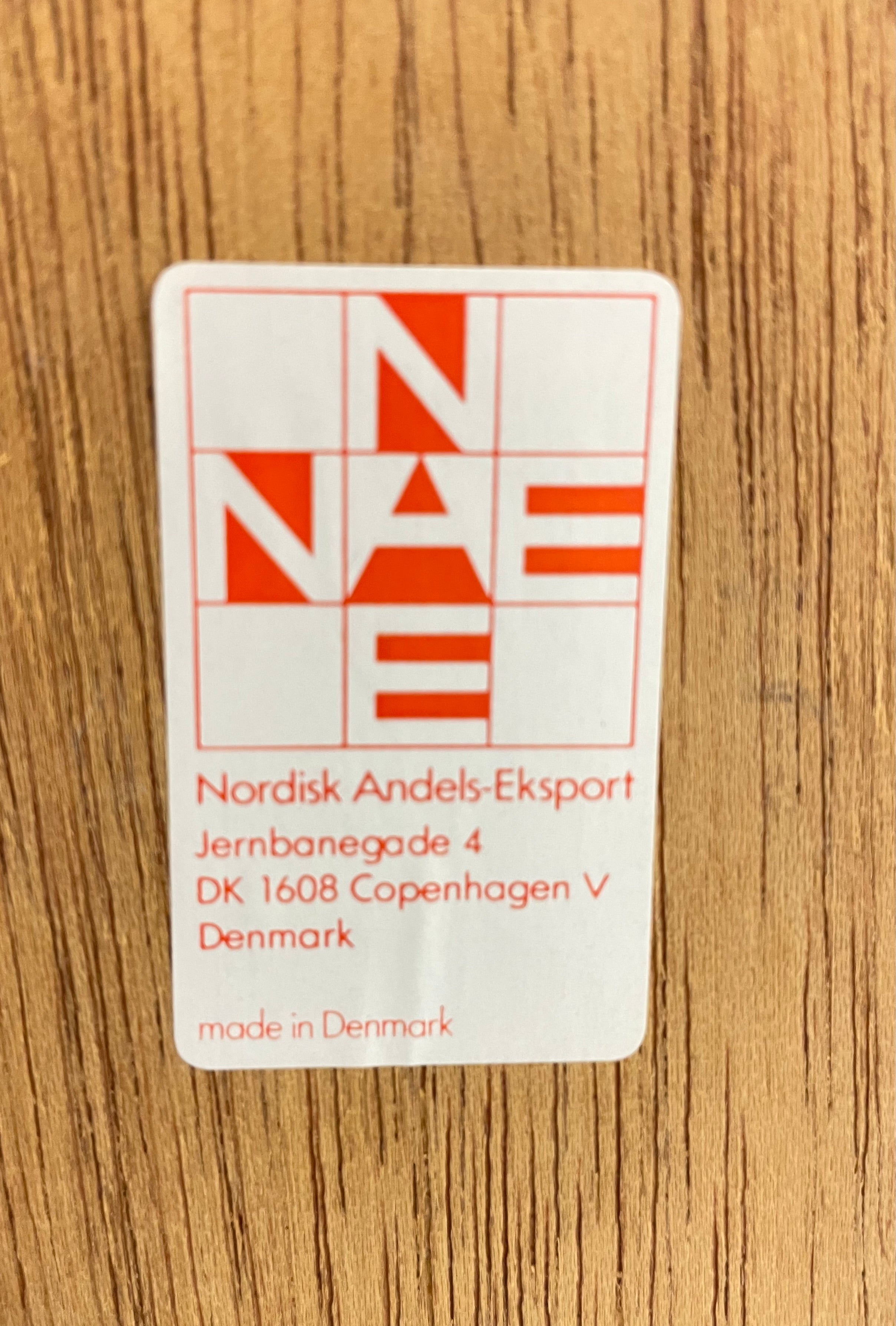 DANISH Mid Century MODERN Teak Drop Down NIGHTSTANDS by Nordisk Andels-Eksport, a Pair