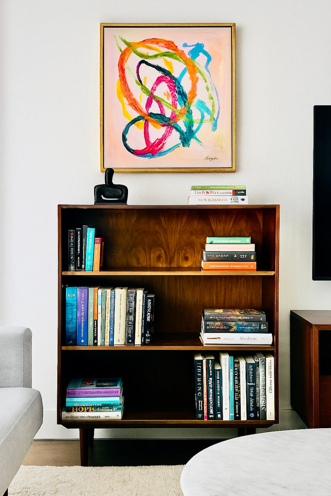 mid century modern rosewood bookcase danish bookshelves shelving