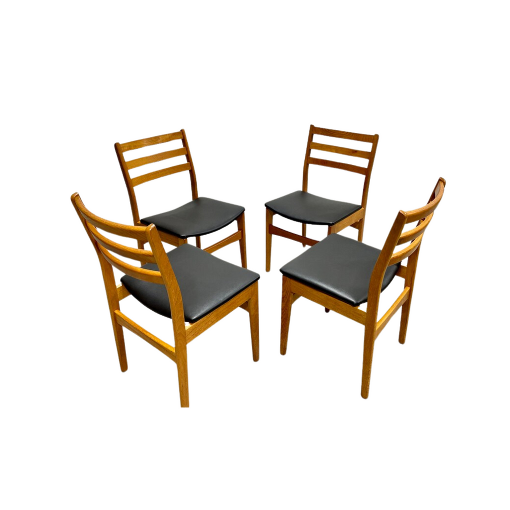 teak danish dining chairs set of 4