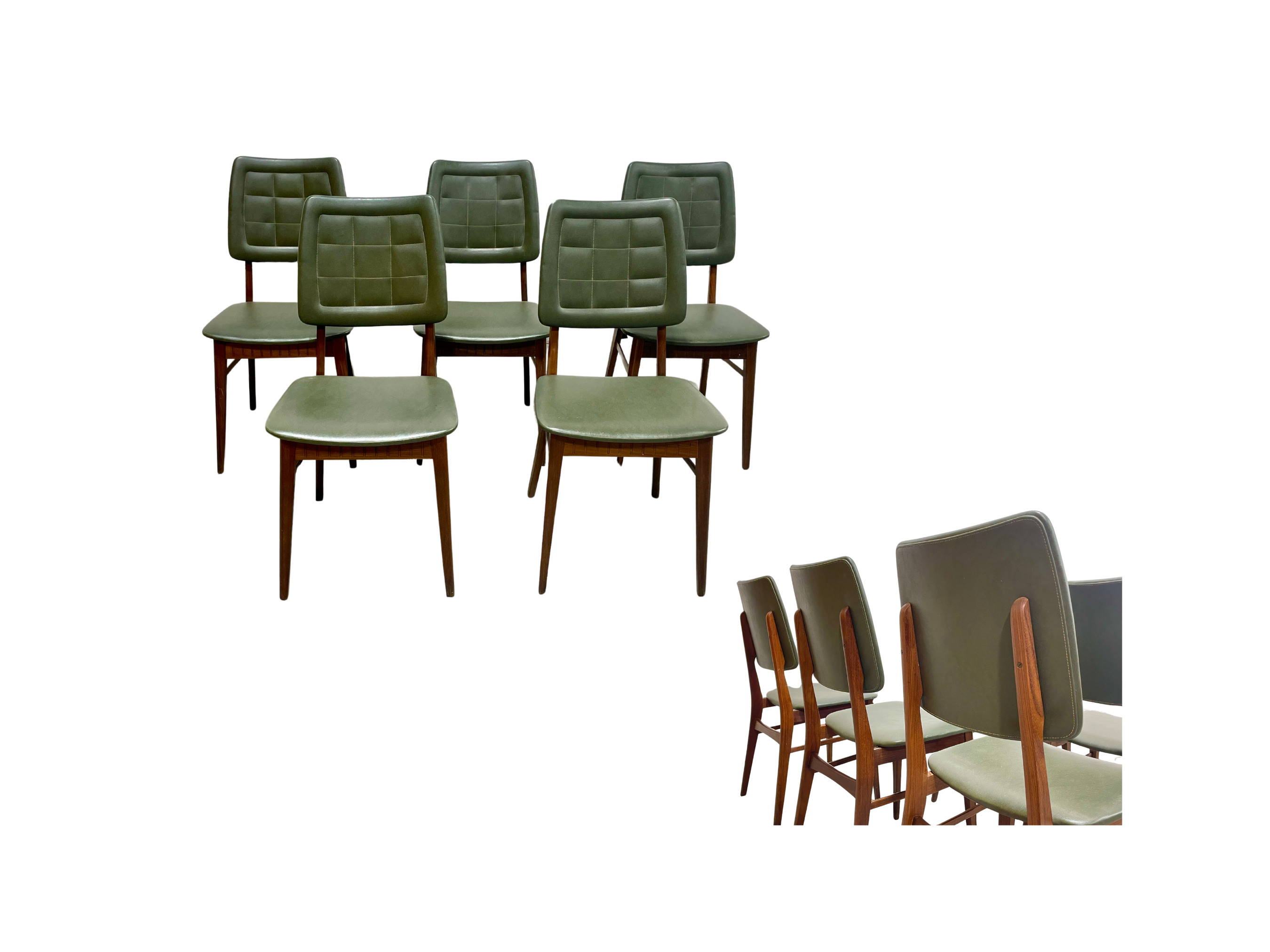 teak danish dining chairs set of 5