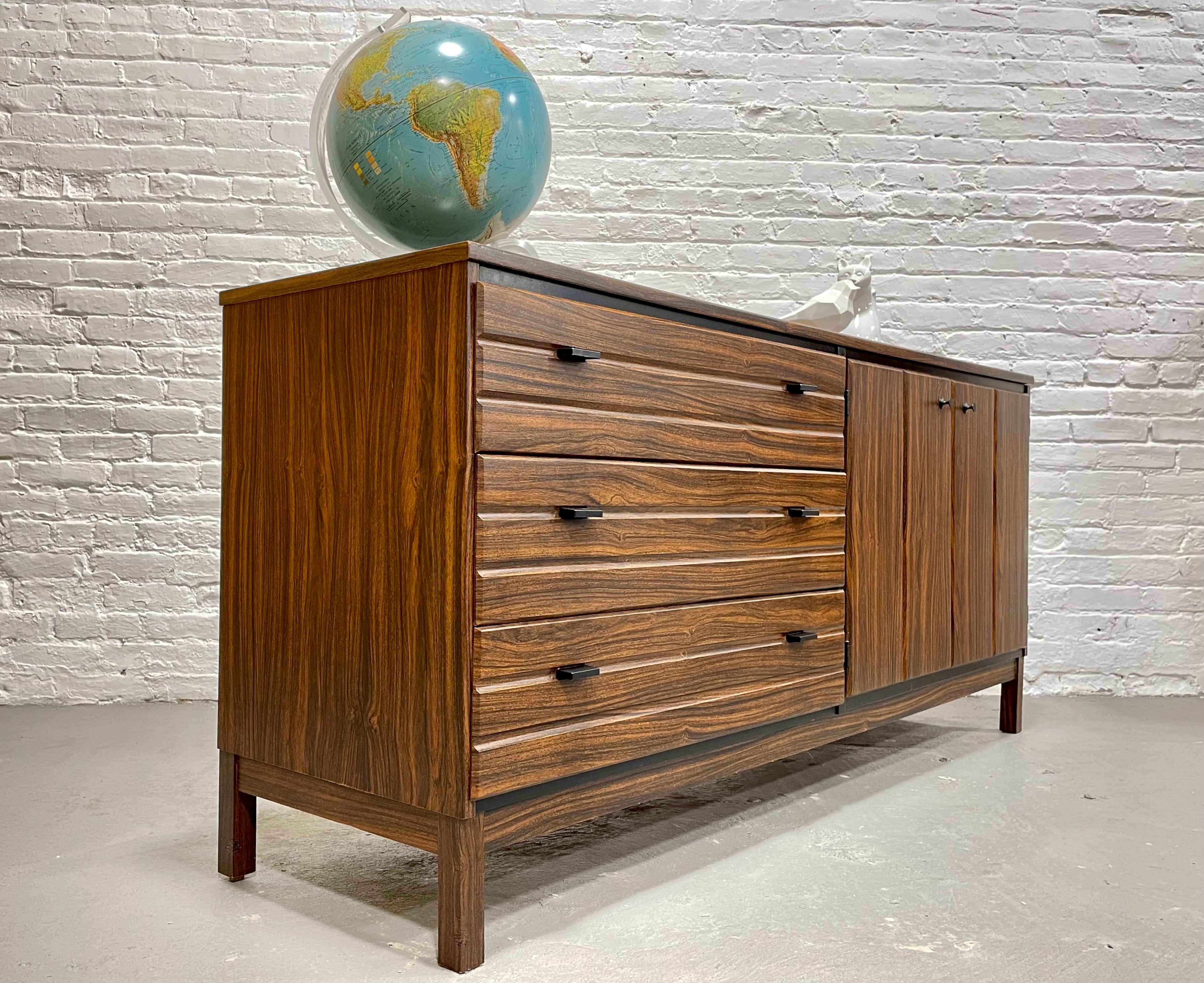 Mid Century Modern Long DRESSER / CREDENZA by American of Martinsville, c. 1960's